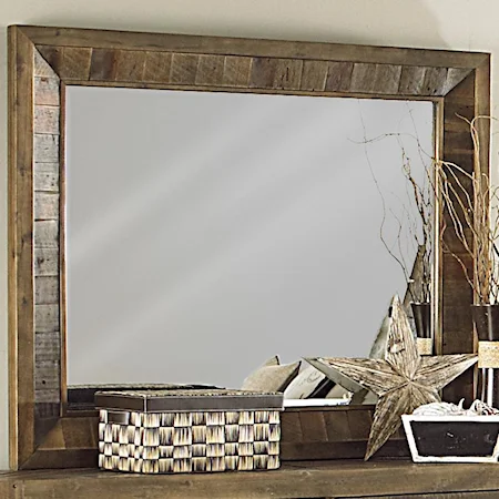 Solid Wood Landscape Mirror